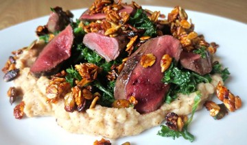 Pan Fried Wood Pigeon with Potato Mash